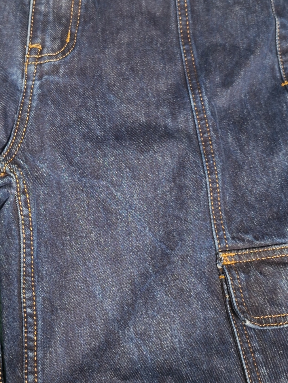 Dissh Brody Indigo Mid Rise Cargo Wide Leg Denim Jeans 4 - Picture 9 of 9